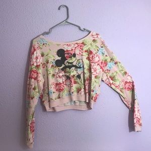 Pink floral Disney Shirt!
